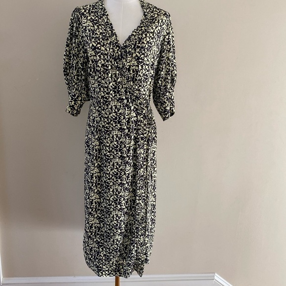 Ganni Dresses & Skirts - Ganni Wrap Midi Dress